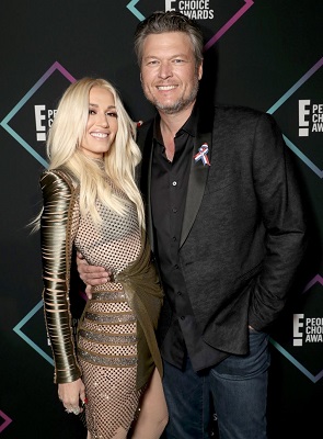 Stefani and her boyfriend Blake Shelton
